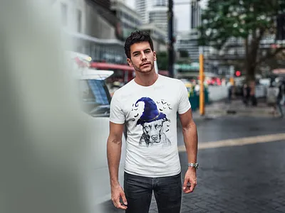 T-Shirt Design & Realistic Mockup branding design designinspiration graphic design illustration logo logo design tips ui ux vector