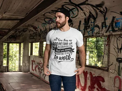 T-Shirt Design & Realistic Mockup branding design designinspiration graphic design illustration logo logo design tips ui ux vector