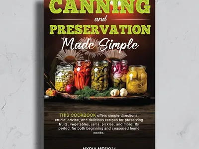 Canning and Preservation book cover book cover design