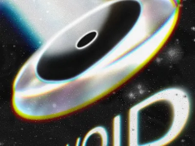 Experimental Space Themed Poster design experimental graphic design illustration poster space universe