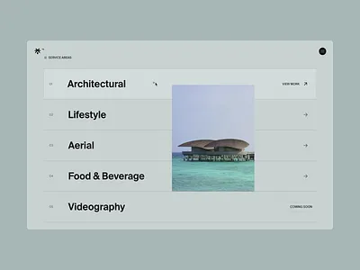 Wandergates — Services animation art direction clean hover interaction minimalistic photo services ui web design webflow webpage website