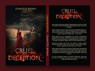 “Cruel Deception” Book Cover book cover book design