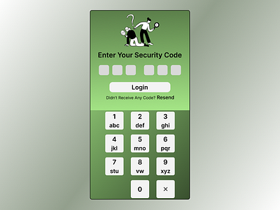 Code Field Screen To Enter Sign in PIN #UI Challenge 9 challange figma hype4.academy ui
