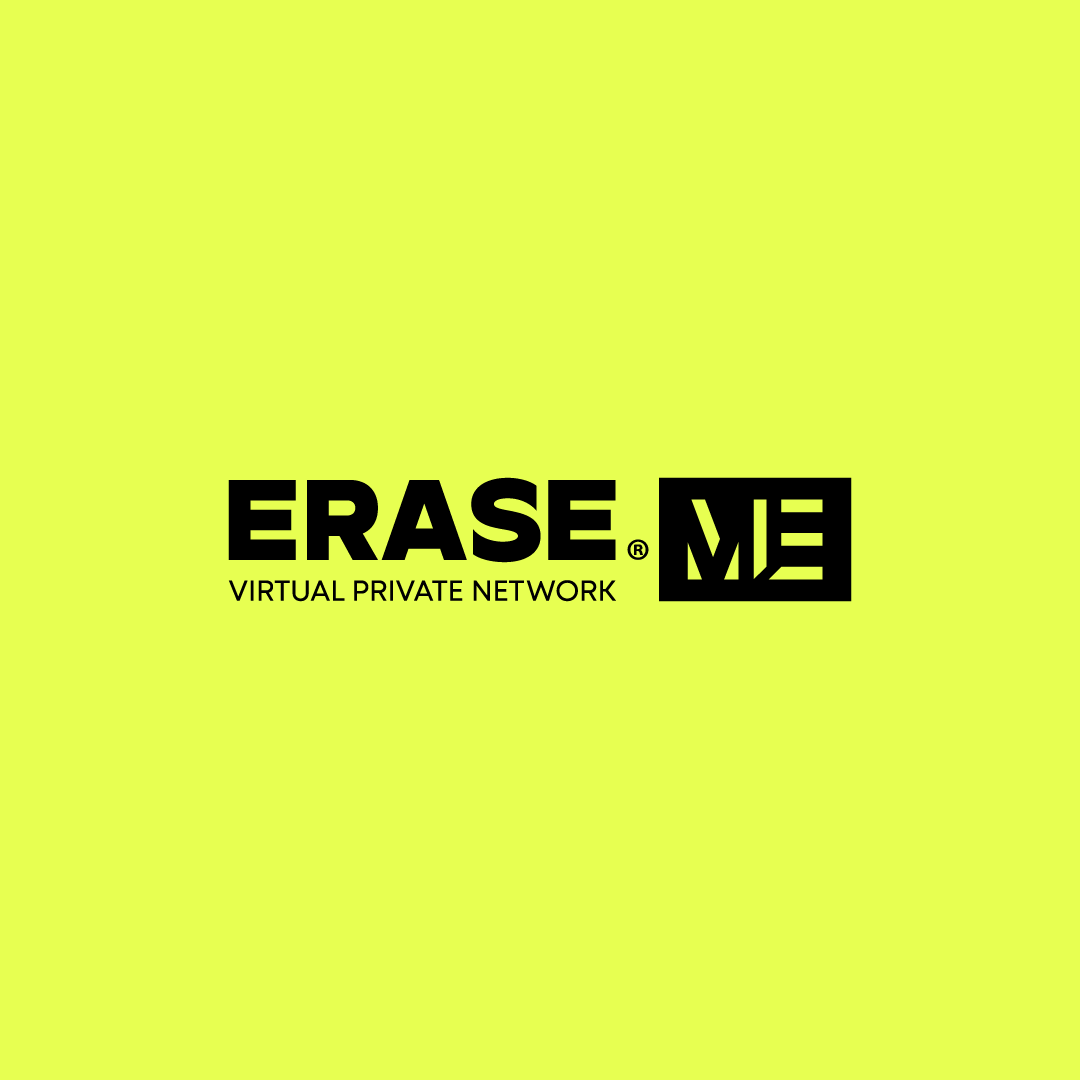 EraseMe VPN (virtual private network) Logo & Branding identity abstract logo branding design graphic design identity logo logo digital logo negative space logo vpn logomaker logotype vector wordmark logo