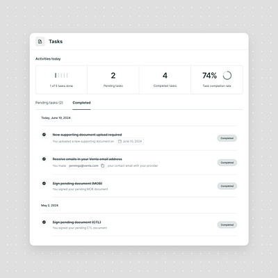 (Greyscale) Task sheet from a recent project components figma product design tasksheet ui
