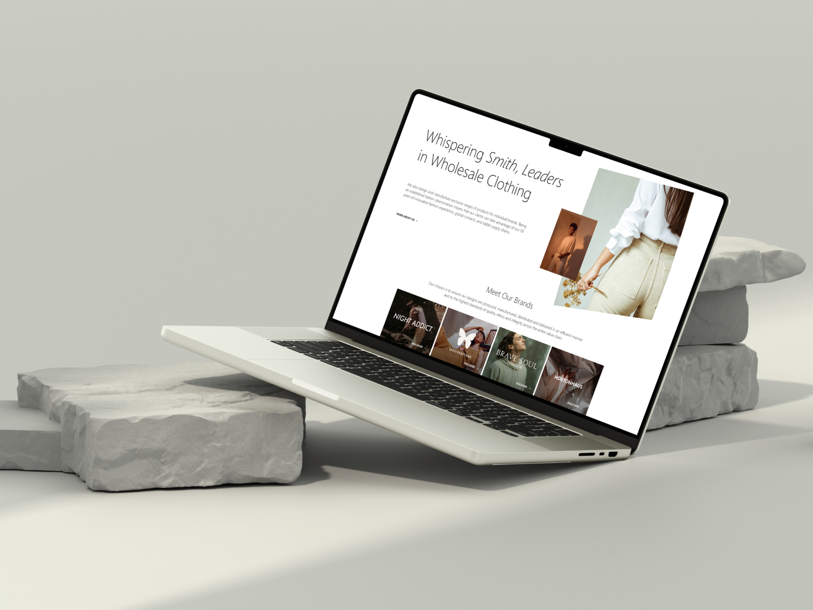 Whispering Smith - Wholesale Website Design & Development fashion website retail website ui uxui website design website development wholesale design wordpress wordpress development