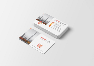 Corporate Business Card brand branding business business card card company corporate graphic design identity logo print print design professional visiting card
