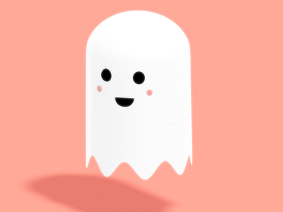 Happy Ghost | 3D Spline 3d 3d blender 3d design 3d desinging 3d modelling animation blender cartoon graphic design illustrations maya3d motion graphics spline ui