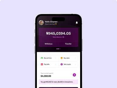 A crypto trading app app design ui ux