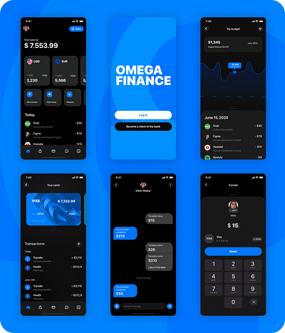 Bank App app bank finance ios product design ui ux