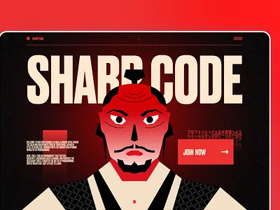 Sharp Code. Landing Page for developers community. community japan landing page lp web design