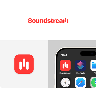 Soundstream logo redesign design logo