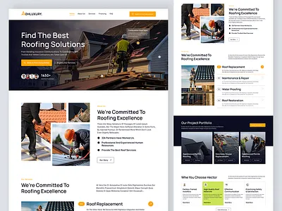 Website for Roofing Company Based in Las Vegas business website design digital agency graphic design illustration innovativewebdesign logo design ui ux web design web designer web development