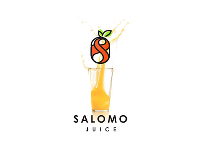 Logo Salomo Juice branding branding logo design graphic design logo logo juice vector