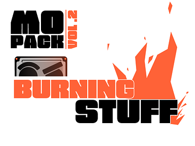 MoPack 2 - "Burning Stuff" animation graphic design illustration motion graphics ui vector
