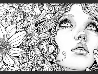 Aesthetic Coloring Pages designs, themes, templates and downloadable ...