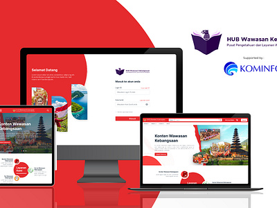 Hub Wawasan Kebangsaan Kominfo Ministry product design ui ux