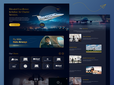 Halo Airways branding graphic design