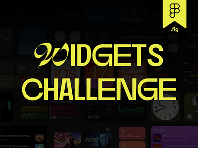 iOS Widget Challenge • Figma template challenge figma figma file figma template ios ios widget template ui widget widgets