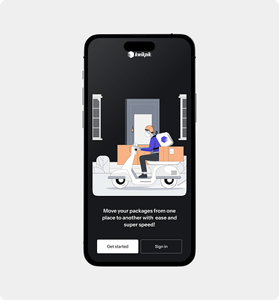 Ride-hailing and delivery app app design illustration ui ux