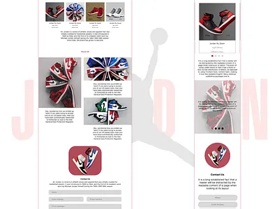 JorDan from NIKE graphic design ui