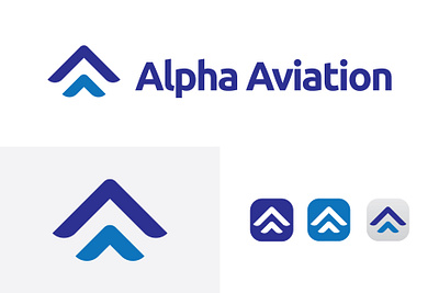 Mockup Aviation Logo branding design illustration typography vector