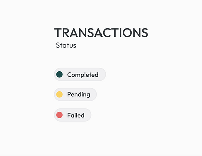 Status Badges UI Design crypto currency transfer crypto transaction crypto transactions crypto transfer payment payment status status status ui statuses transactions status