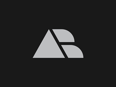 AB ab ablogo black and white black logo brandidentity branding design flat icon logo logodesigner vector