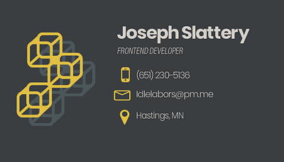 Business card details