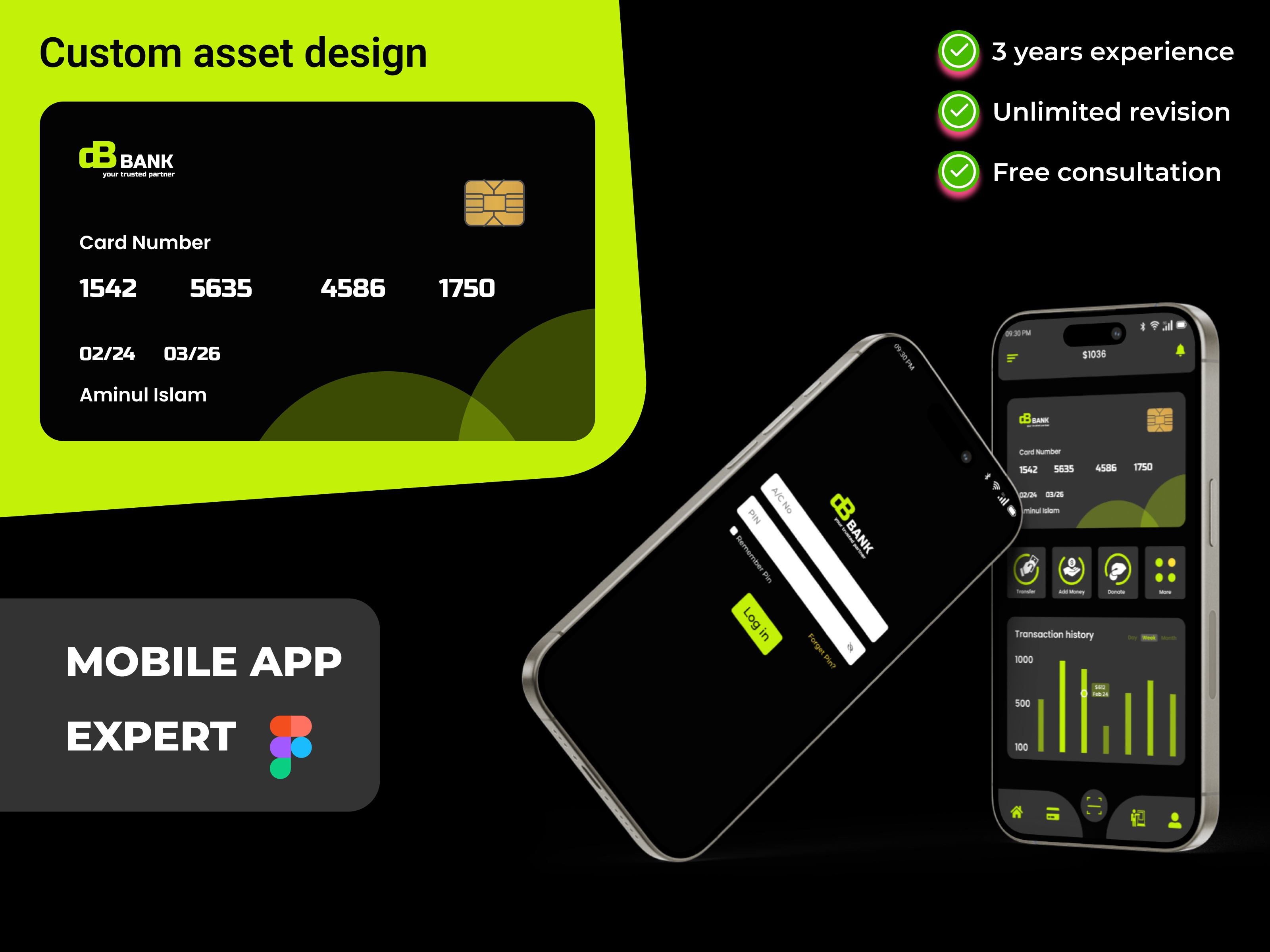 Financial Banking App that's sleek, secure, and user-friendly! design inspiration