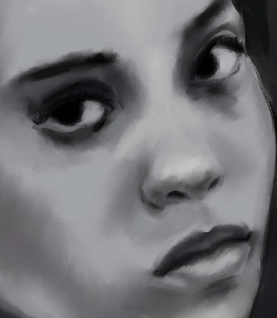 Unknown digital painting portrait