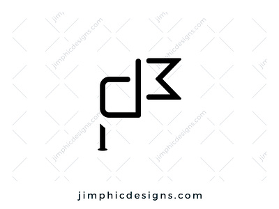 DM Flag Logo branding design flag graphic design letter letter logo logo vector