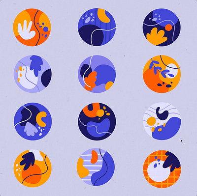 Parallax icons 2d animation icons interactive design motion graphics rive ui