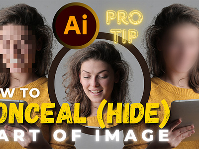 How to Conceal (Hide) Specific Area of Any Image in Illustrator adobe illustrator adobe illustrator tutorial conceal part of image creative alys creative tutorial design graphic design hide area of image how to illustrator image editing illustrator tutorial image editing photo editing tutorials