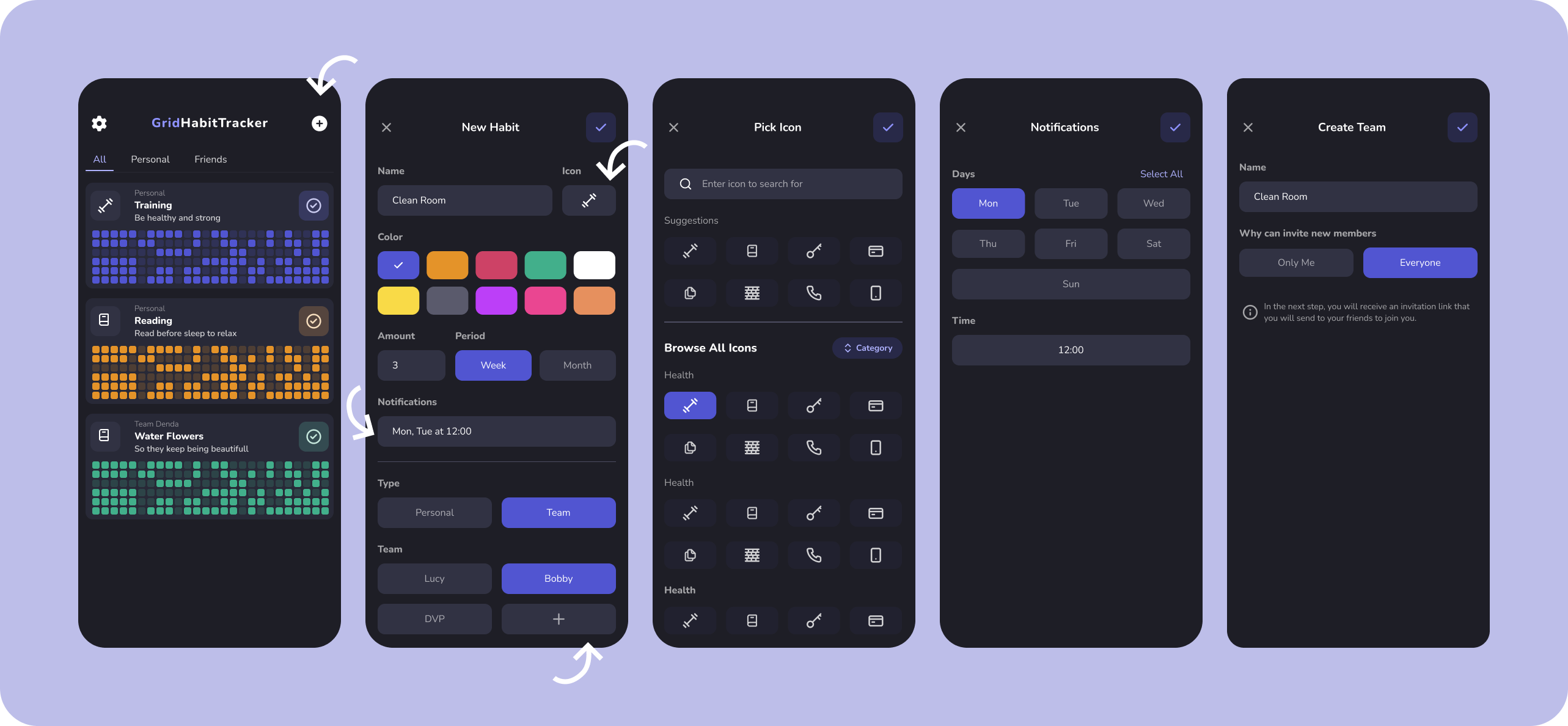 Multi-user Grid Habit Tracker: So Friends Can Support Each Other by Jan ...