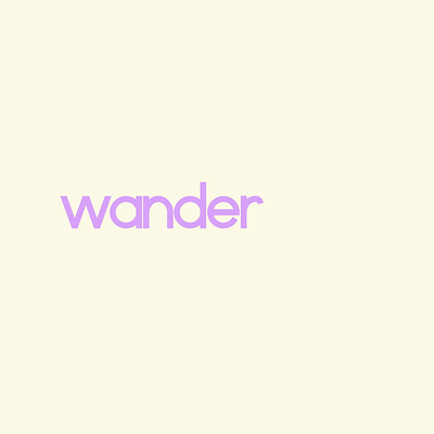 Wanderflux Brand Concept animation brand design branding graphic design illustration logo motion graphics typography vector