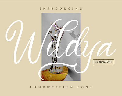 Wildya Modern Script Font branding design font handwritten illustration italic logotype script typeface ui