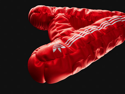 Adidas 3d letter "A", details 3d 3d type 3d typography animation brand cgi cinema 4d maxon motion graphics redshift render render sport texture visualization