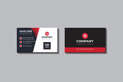 Modern and simple Business Card Template For company business card business card design modern