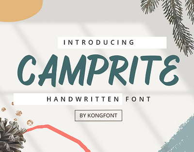 Camprite Modern Handwritten Font branding design font handwritten illustration italic logotype script typeface ui