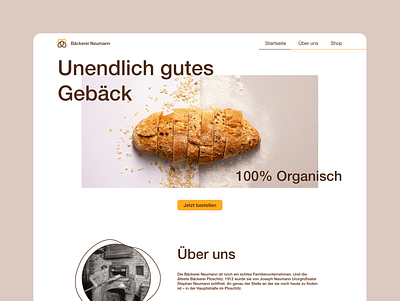 Bakery Website Design bakery ui ui design uidesign uiux uiux design uiuxdesign web design webdesign website website design