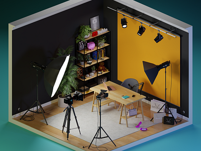 Tiny Studio (Blender Animation) 3d 3danimation animation blender blender3d blenderanimation interior interiordesign interiorvisualisatrion motion graphics motiondesign