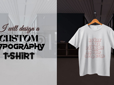 Creative Typography T-shirt Design. advart branding cloth clothing creative design designer fashion graphic design shirt shop t shirt tshirt typography ui ux