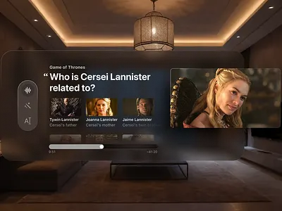 Apple TV InSights Concept 2 of 3 ai apple artficial intelligence concept tv tvos ui ux