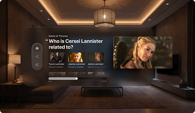 Apple TV InSights Concept 2 of 3 ai apple artficial intelligence concept tv tvos ui ux