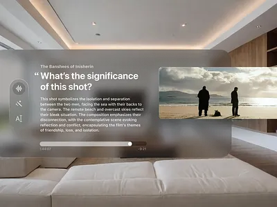 Apple TV InSights Concept 1 of 3 ai apple appletv artificial intelligence concept interface tv tvos ui ux