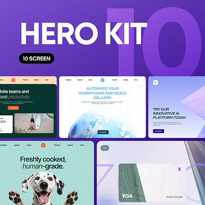 Hero Kit - Sale app branding color design illustration iphone logo page ui web