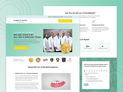 Landing Page and Ad Creative // Stubbs Dental