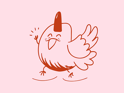 This Little Chicken's Got Sass to Spare and Feathers to Flare!🐔 animation branding graphic design motion graphics