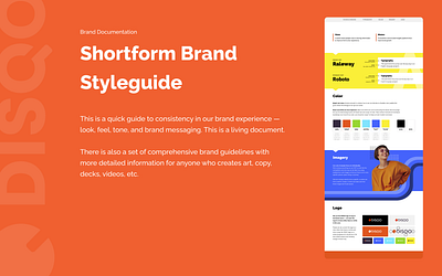 Shortform Brand Styleguide